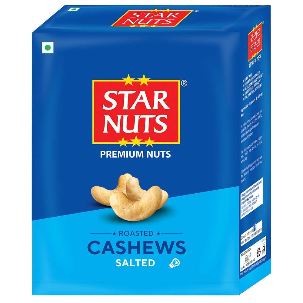 STAR NUTS Roasted Salted Cashew, 170g