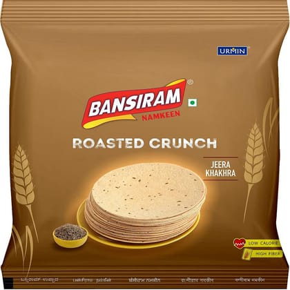 Bansiram Roasted Crunch Jeera Khakhra Set of 2 - Each 180 g