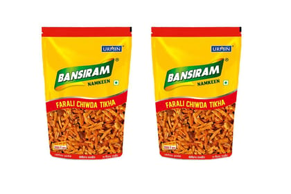 Bansiram Namkeen Farali Chiwda Tikha ( Pack of 2 X 350 g) - 700 g.