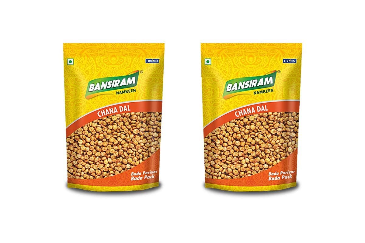 Bansiram Namkeen Chana Dal ( Pack of 2 X 400g) - 800gm.