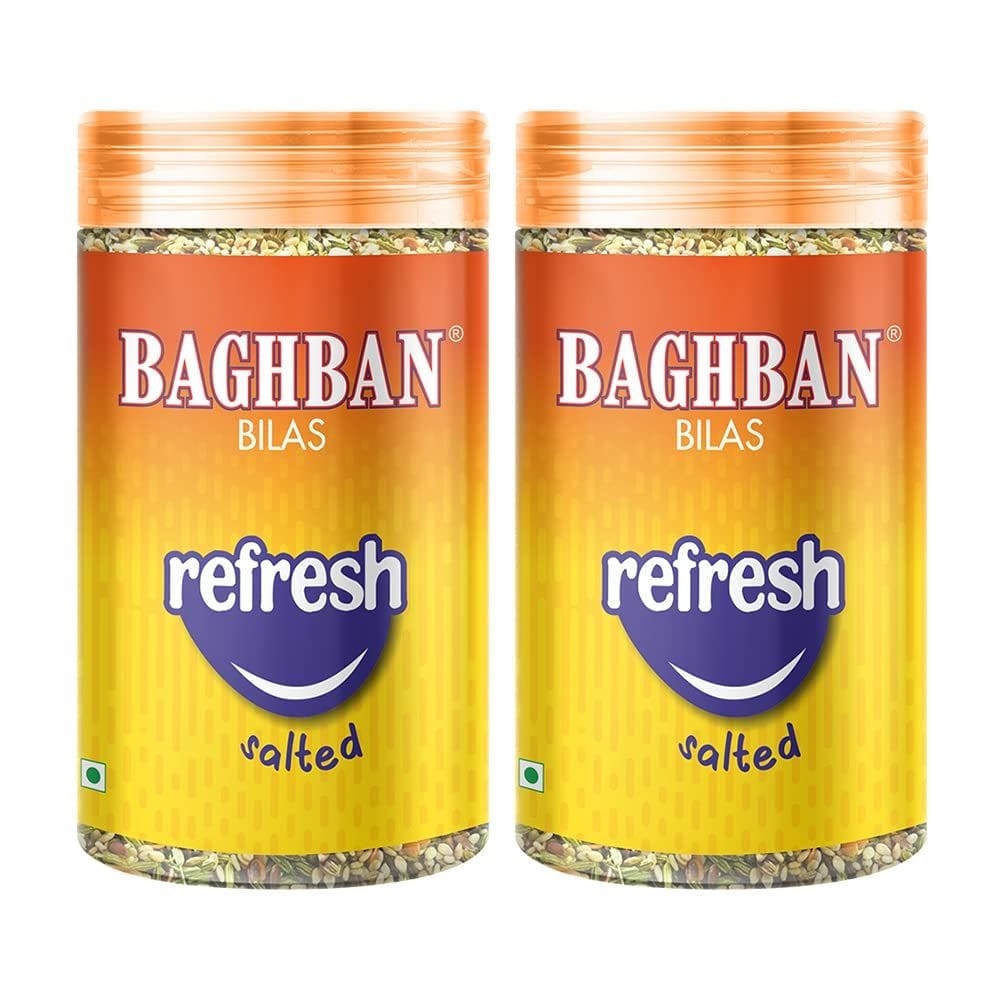 BAGHBAN BILAS Refresh Salted MUKHWAS (2 x 100 GM)