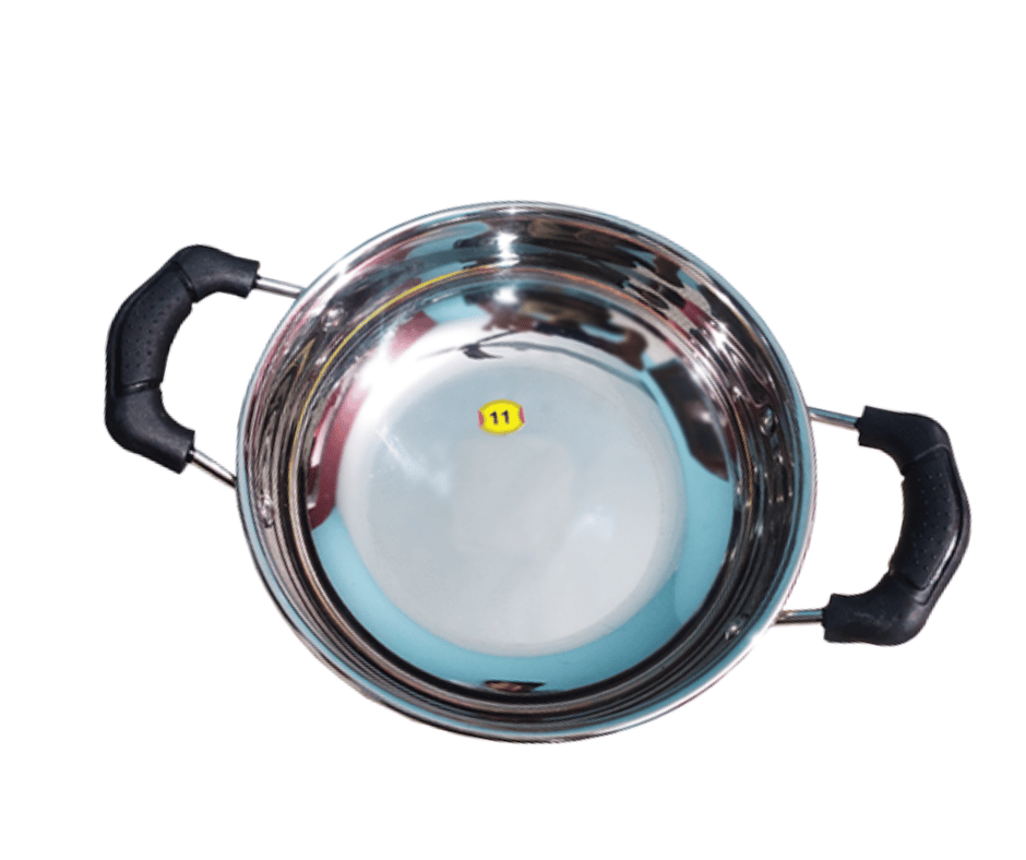 SHINI LIFESTYLE TRIPLY Induction Base Stainless Steel KADHAI, 2L Kadhai 22 cm diameter 2 L capacity (induction bottom)