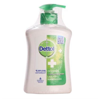 Dettol Hand Wash - Original Liquid Pump, 250ml Pack