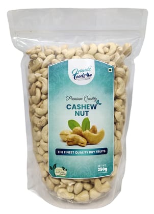 Friends Foods 100% Natural & Crunchy Premium Whole Cashews (kaju), Nutritious & Delicious Nuts, High Fiber, Rich In Protein, 250 gm Pack, Pack of 1