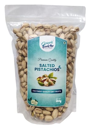 Friends Foods Premium California Roasted & Salted Pistachios 250 g | Pista Dry Fruit | Tasty & Healthy | High in Protein & Dietary Fiber | Gluten Free & Low Calorie Nuts