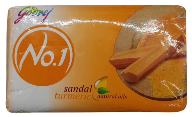 Godrej No.1 Sandal & Turmeric bath soap (100g), Pack of 4 | eBay