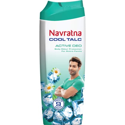 Navratna Cool Active Deo for Unisex, 400g