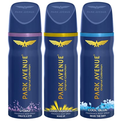 Park Avenue Original Deodorant Set For Men 150ml Each (Combo Of 3)