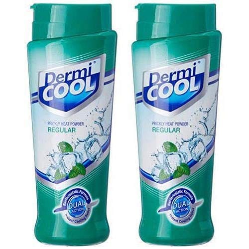 Dermi cool Prickly Heat Powder pack of 2