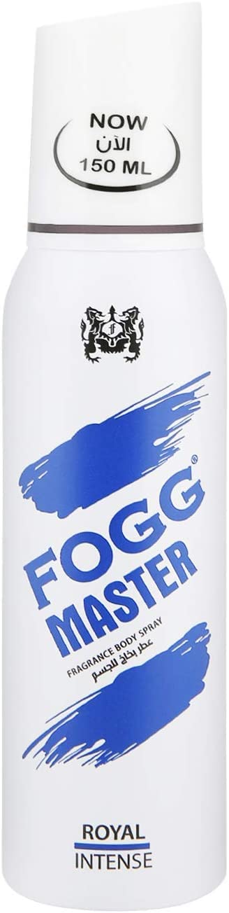 Fogg Master Royal Intense, No Gas Perfume Body Spray For Men, Long Lasting Everyday Deodorant, 120ml