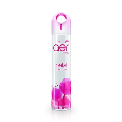 Godrej Ezee aer Spray | Room Freshener for Home & Office - Rose Petal Crush Pink (220 ml) | Long-Lasting Fragrance