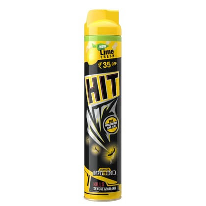 HIT Flying Insect Killer - Mosquito & Fly Killer Spray (400ml) | Lime Fragrance | Instant Kill | Protection from Dengue & Malaria