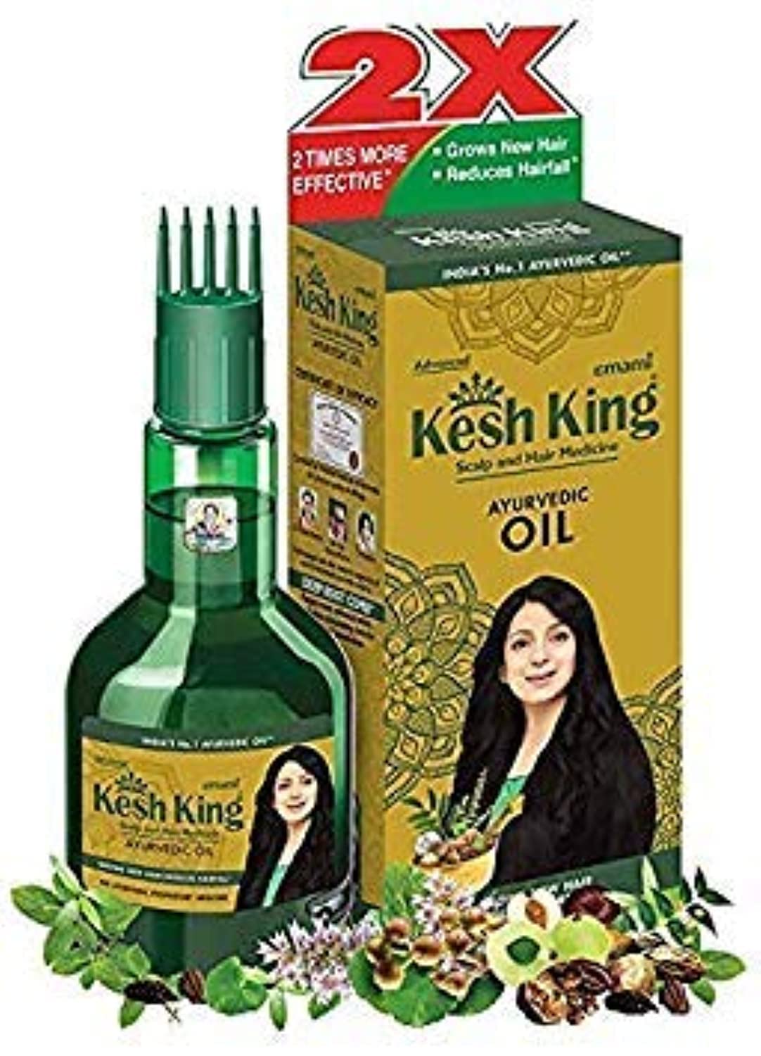 Kesh King Herbal Ayurvedic Hair Oil for Hair Growth 100 Ml