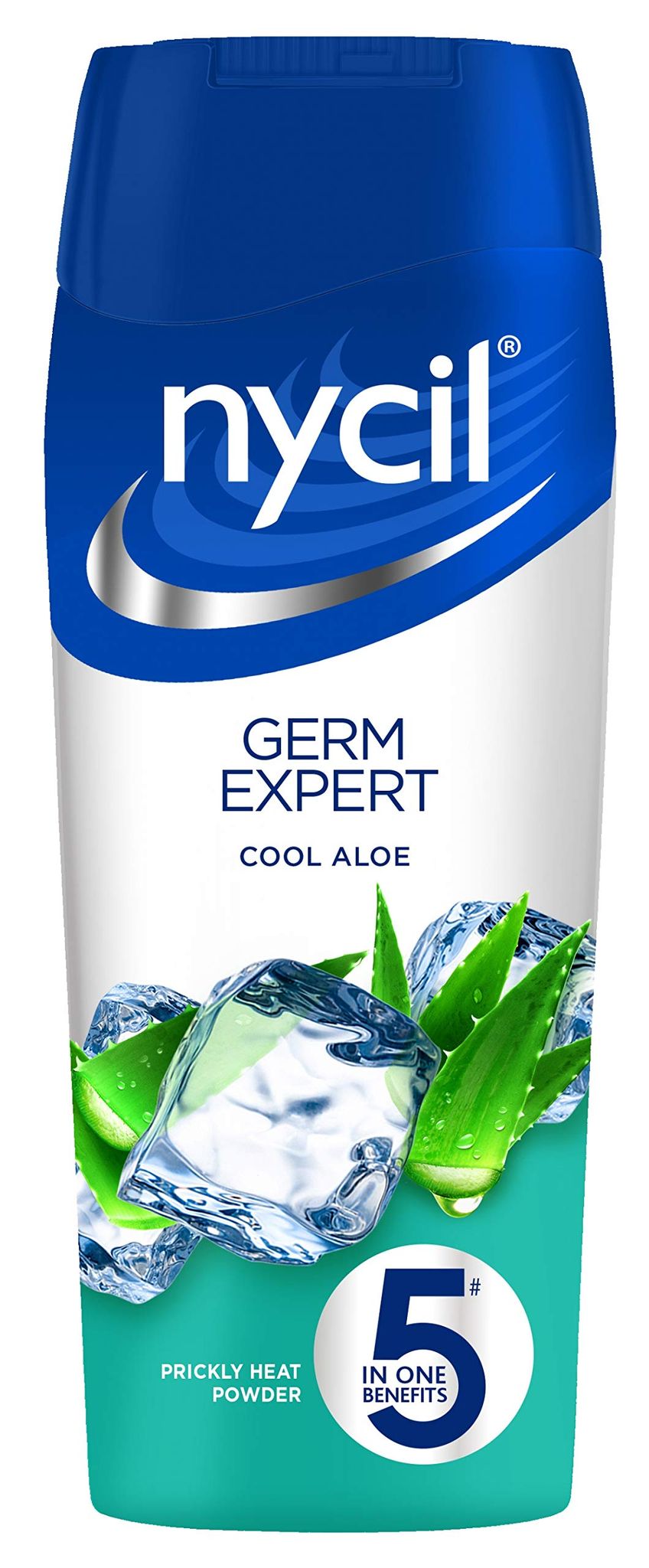 Nycil Germ Expert Prickly Heat Powder 150gm (Cool Aloe) with Free Nycil 50g