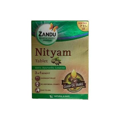 Zandu Nityam Ayurvedic Vati 10 Tablets