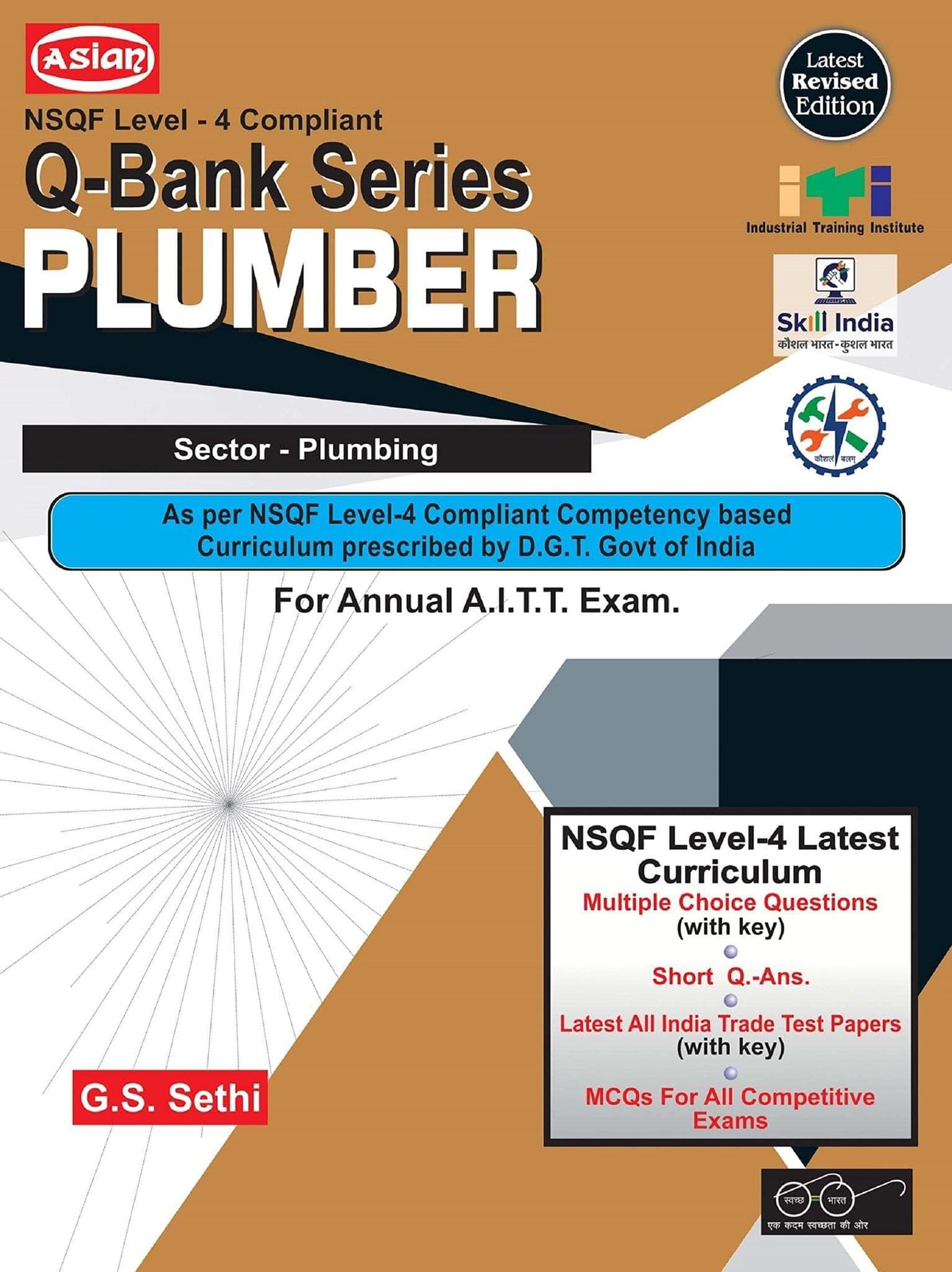 UPTO-DATE Q-BANK PLUMBER (NSQF SYLL.) [Paperback] G.S. Sethi