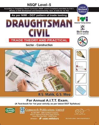 D-MAN CIVIL TH. & PRACT. (WITH SOL. ASST. NSQF-5 SYLL.) FOR 1ST YEAR [Paperback] R.S. Malik and G.S. Meo