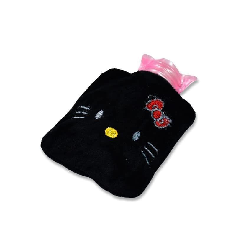 Store4Hope Black small Hot Water Bag with Cover for Pain Relief, Neck, Shoulder Pain and Hand, Feet Warmer, Menstrual Cramps.