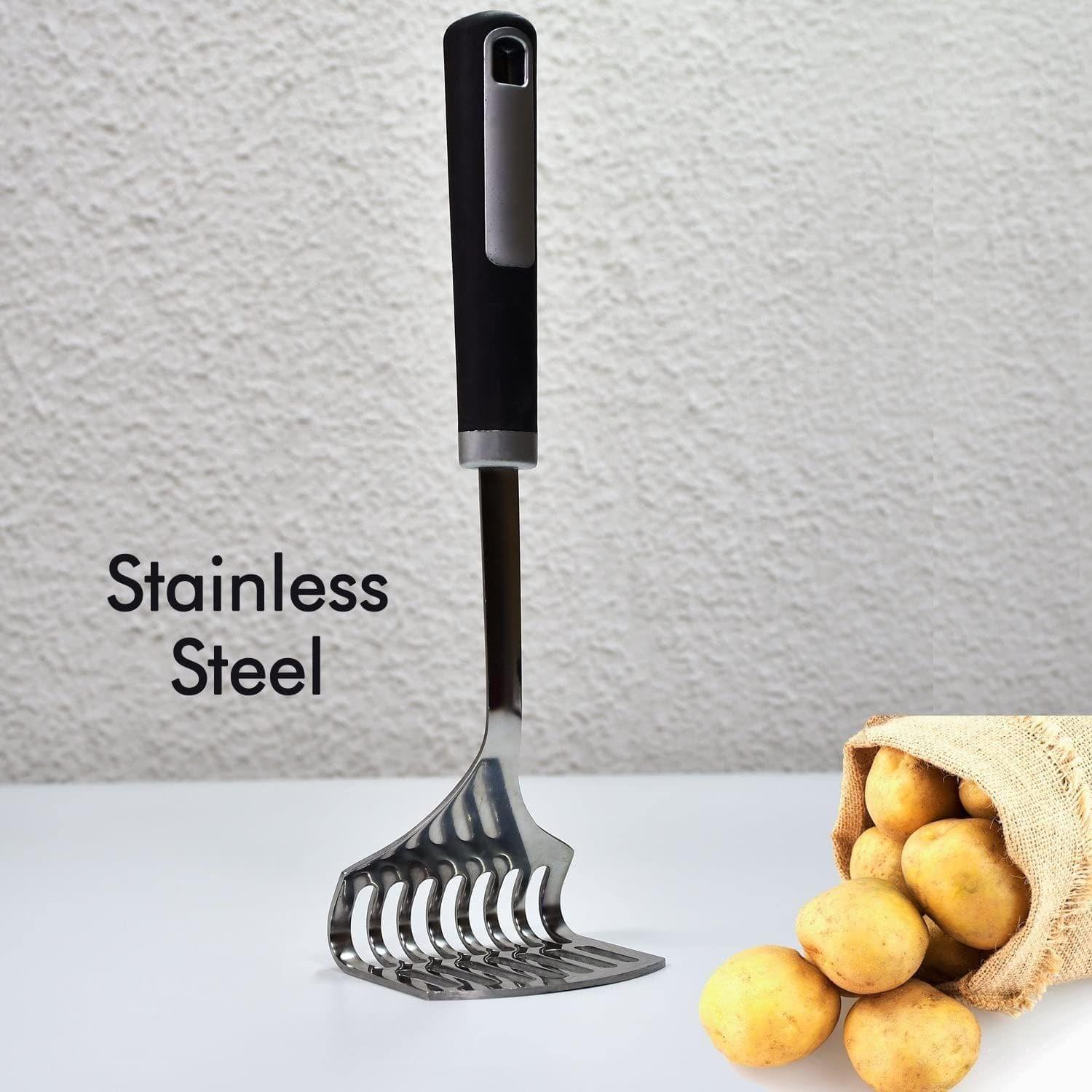 Ali Shipping, Steel Potato Masher Nylon Black Handle