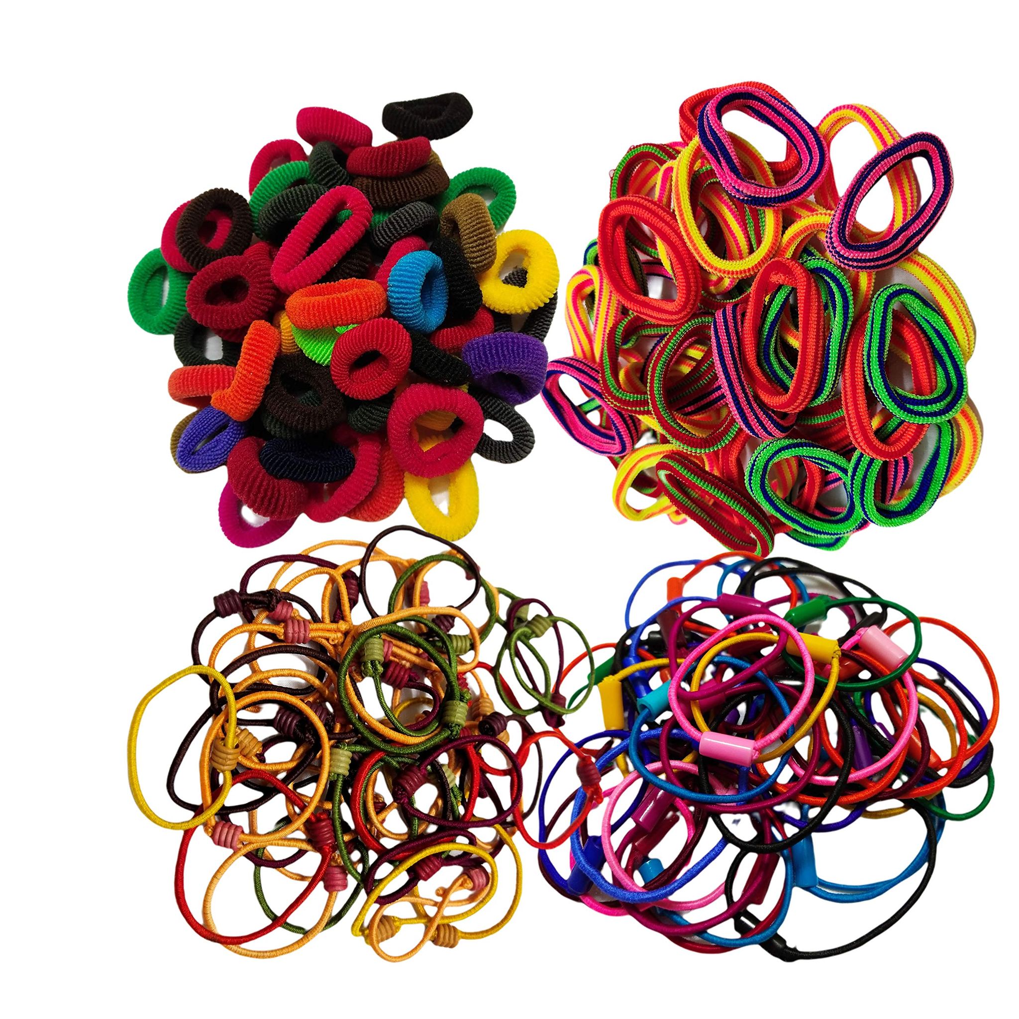 Barakath Hair Rubber Band combo 200 Piece(Multicolor)