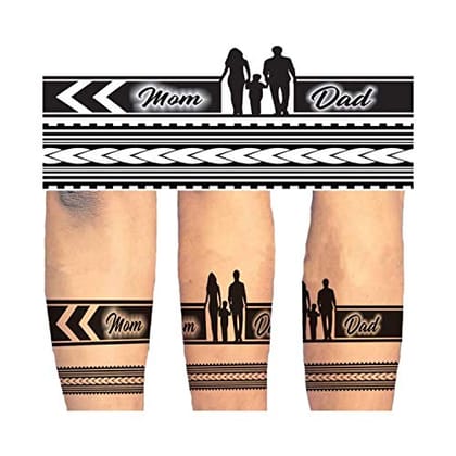 Fantastic Hand Art Mom Dad Tattoo Stock Illustration 1886524318   Shutterstock