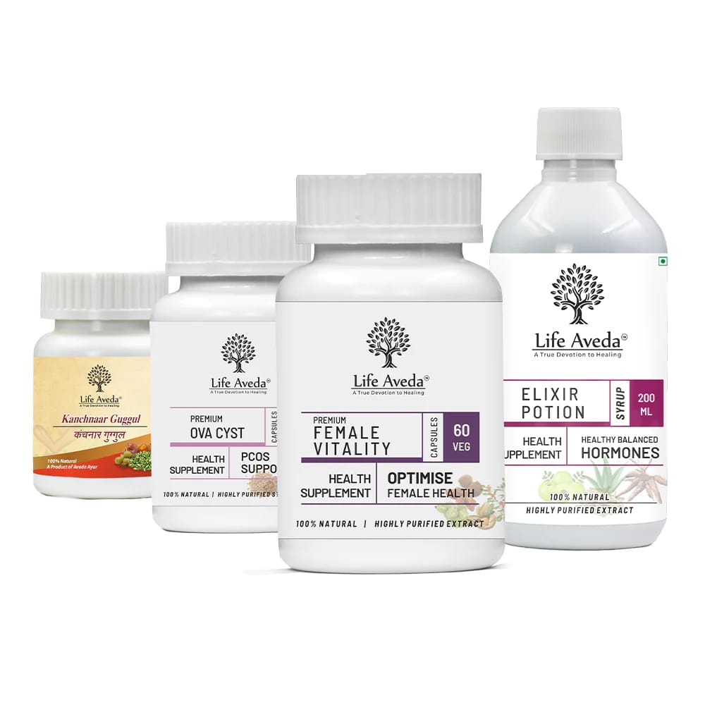 Life Aveda Endometriosis Care Pack ( Pack of 4 )