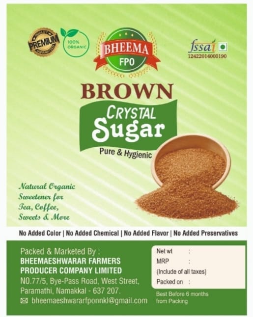 Organic Crystal Brown  Sugar