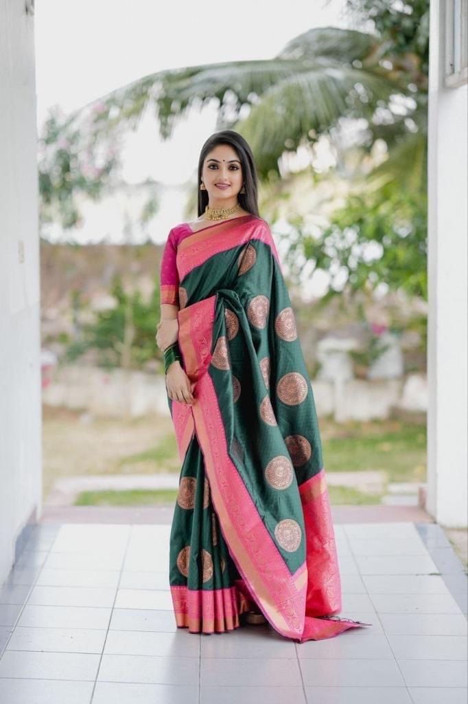 Red Jacquard With Resham Zari Work Silk Sarees – garment villa