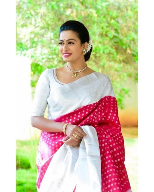 Chiffon White Saree - Bollywood Fashion Australia