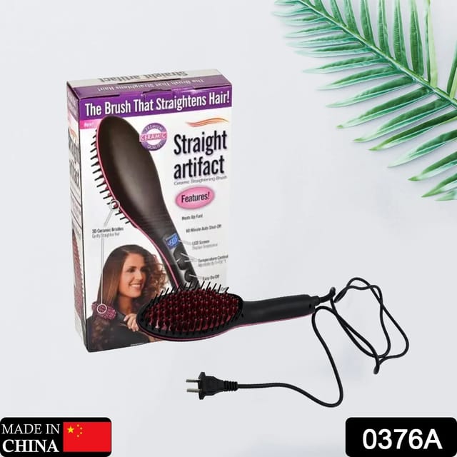 Straight artifact outlet brush