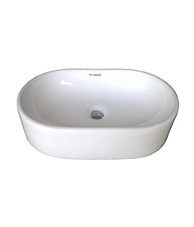 Belmonte Table Top Wash Basin Capsul 20 Inch x 12.50 Inch - Ivory