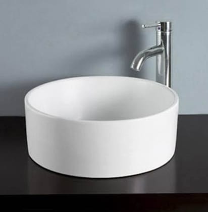 Latest Ceramic Wash Basin Countertop Tabletop Bathroom Sink Wash Basin (16 x 16 x 6 INCH) ZERO