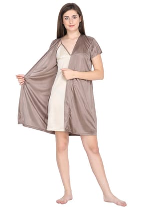 Klamotten Women's Satin Robe Set  DB101Bm