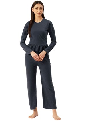 Klamotten Women's Top & Pyjama Nightsuit N106Zd