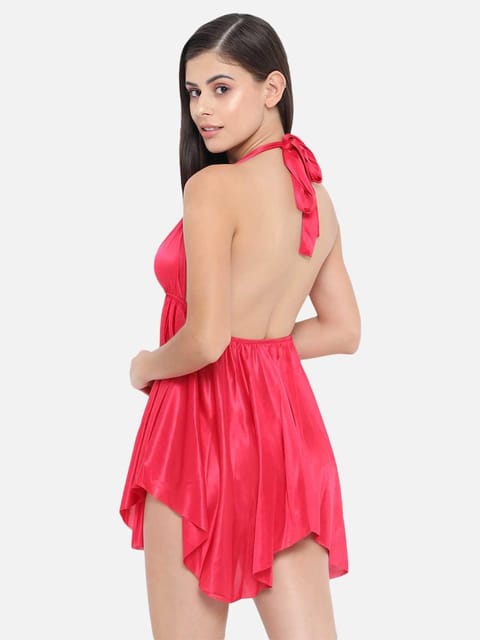 Buy Klamotten Satin Women Sexy Nightwear and Bikini Set Combo 221N-208B at  Amazon.in