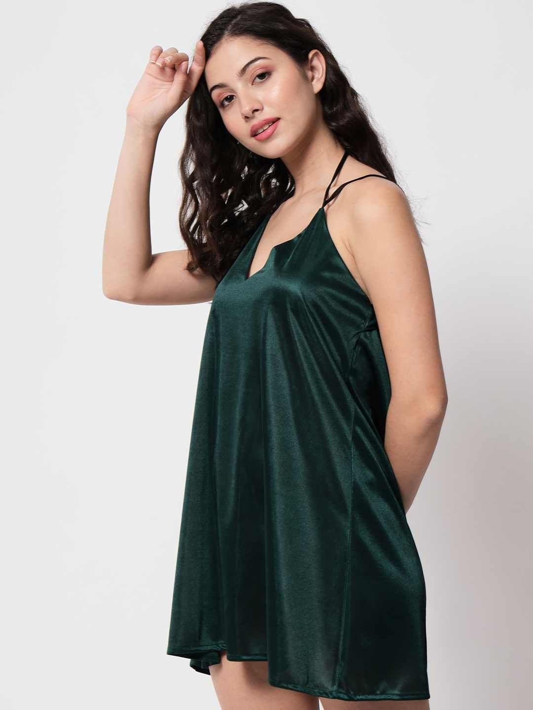 Buy online Black Babydoll Nightdress from sleepwear for Women by Be You for  ₹489 at 47% off | 2024 Limeroad.com