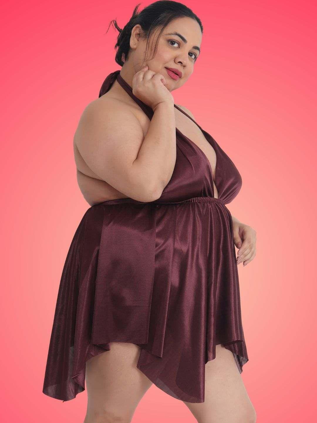 Scoop Women's Babydoll Dress with Puff Sleeves - Walmart.com