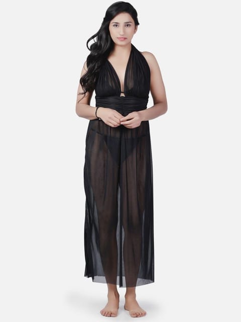 Buy Mona Sexy & Stylish Net Nighty With Embroidered Work Online at Low  Prices in India - Paytmmall.com