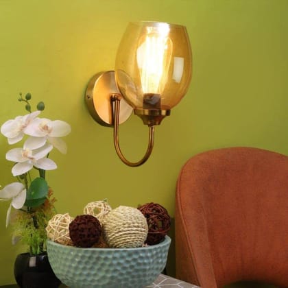 Eliante Metal Wall Light Gold for Living Room, Bedroom, Dining Room, Kitchen