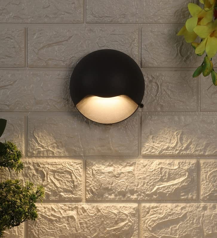 ELIANTE Metal Outdoor Wall Light Grey for Living Room, Bedroom, Dining Room, Kitchen