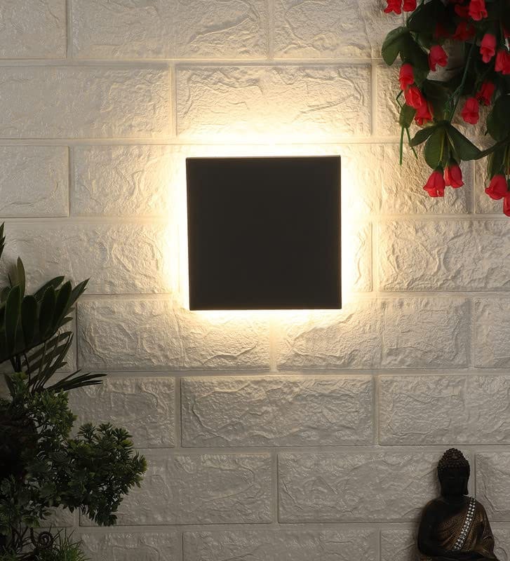 ELIANTE Metal Outdoor Wall Light Grey for Living Room, Bedroom, Dining Room, Kitchen