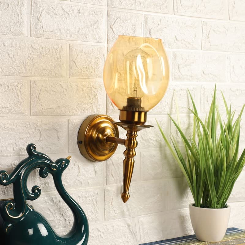 ELIANTE Dorada Metal Wall Light Gold for Living Room, Bedroom, Dining Room, Kitchen