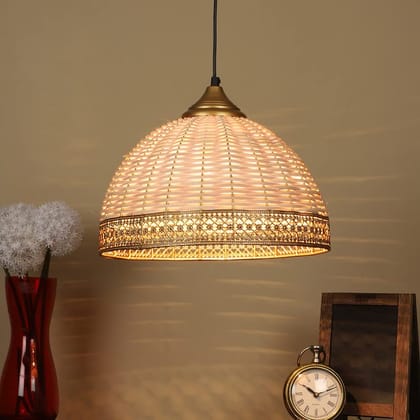 ELIANTE Metal Hanging Light Gold Pendant Light for Living Room-AC