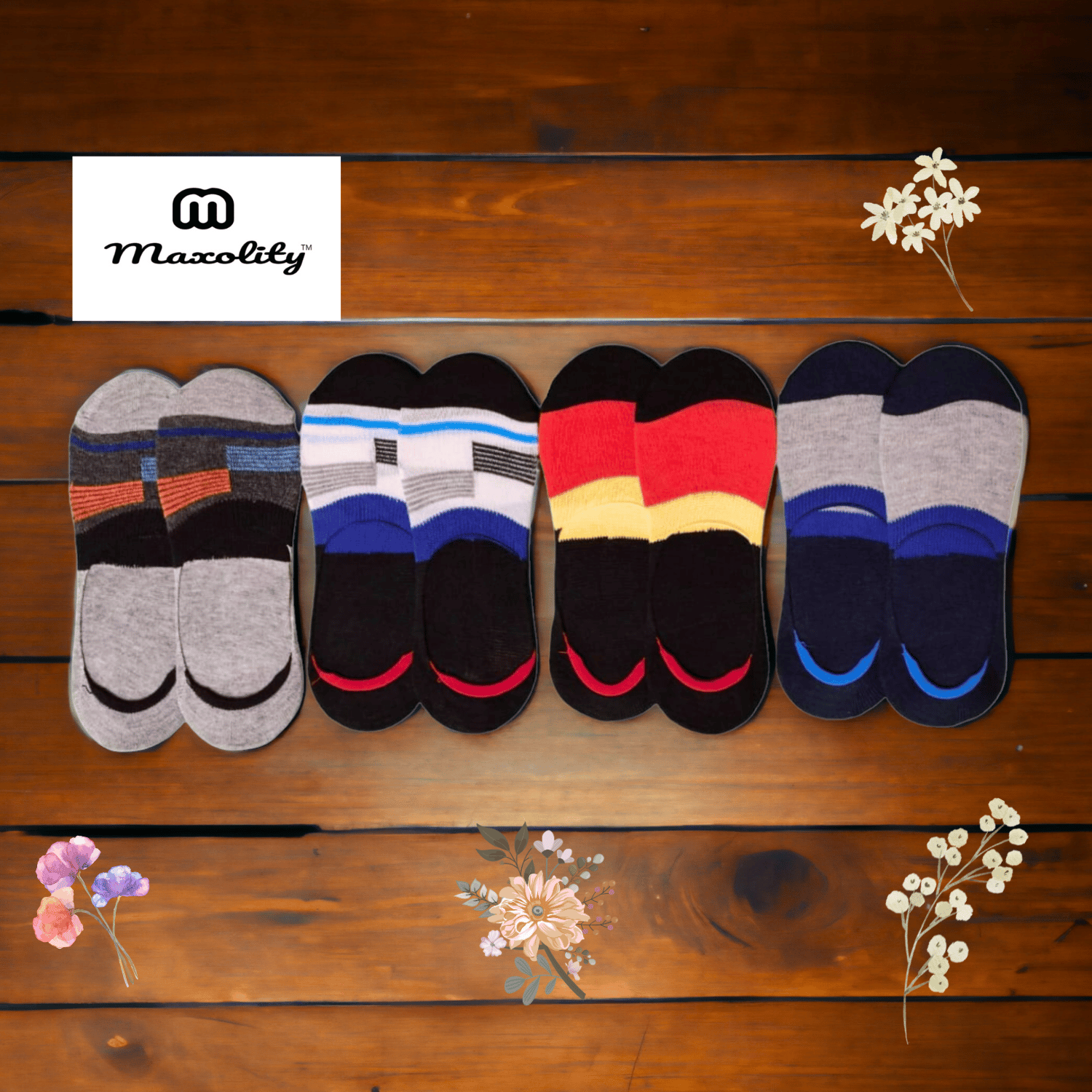 Combo Of 5 Cotton Loafer Socks (Unisex)