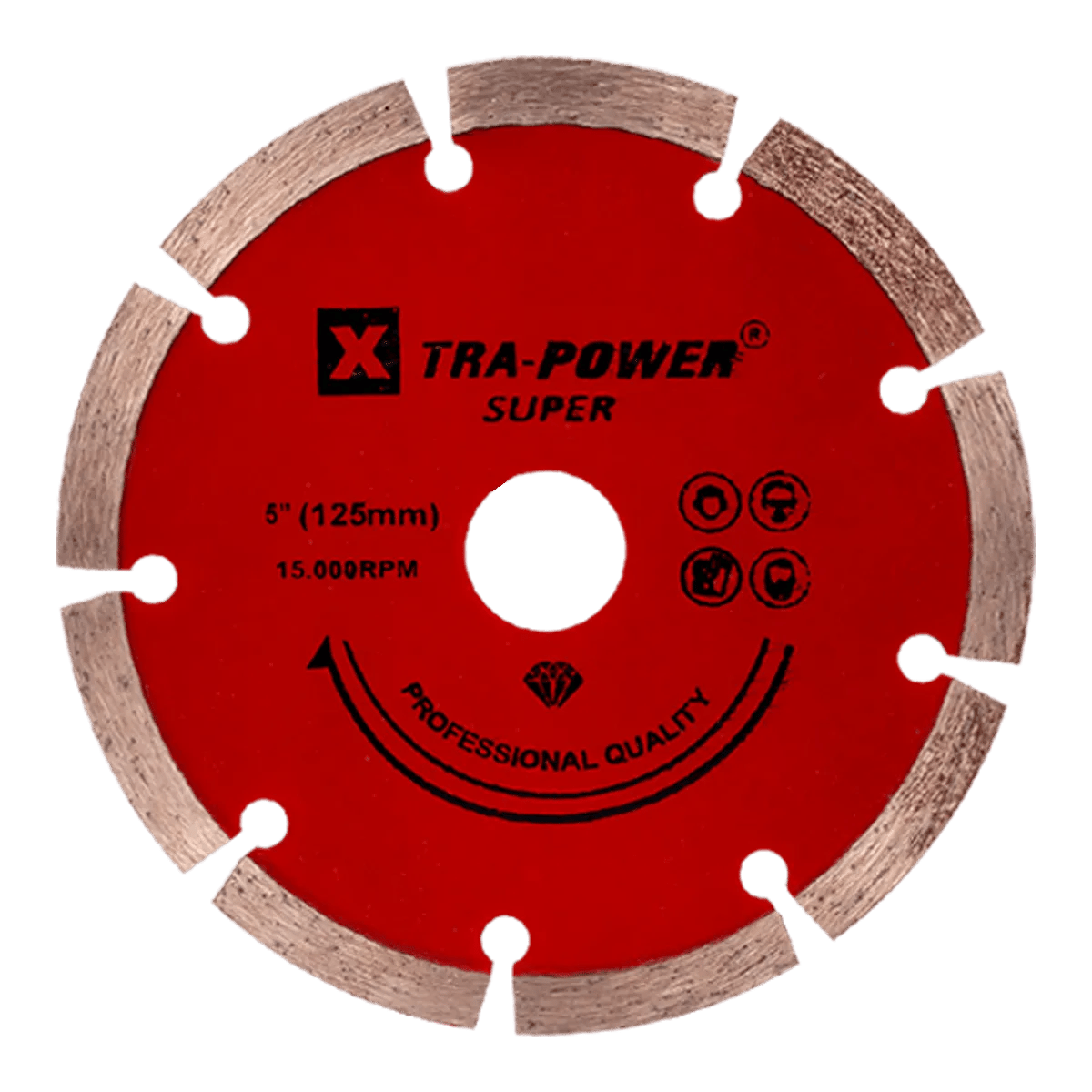 XTRA POWER SUPER THIN BLADE 4 INCH CUTTING BLADE 5 PIECE SET