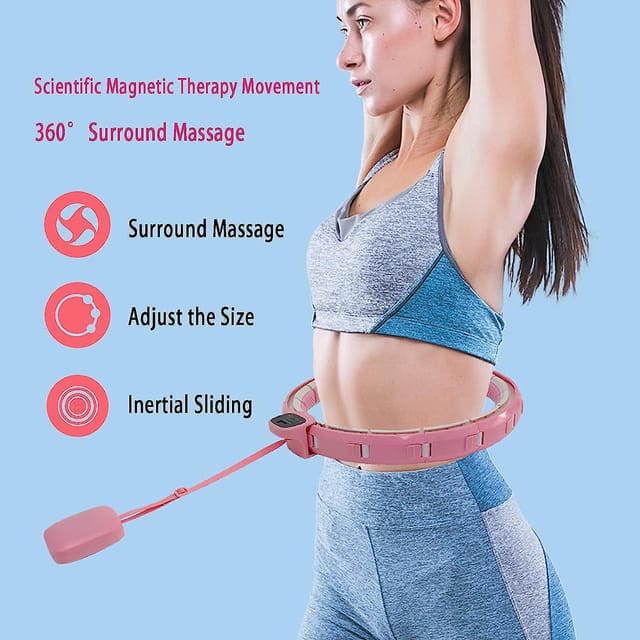 Fitness Adjustable Detachable Fitness Hula Hoop Ring Smart Round