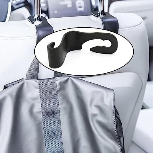 Pair Car Seat Back Headrest Organizer For Bag Coat Hanger Double