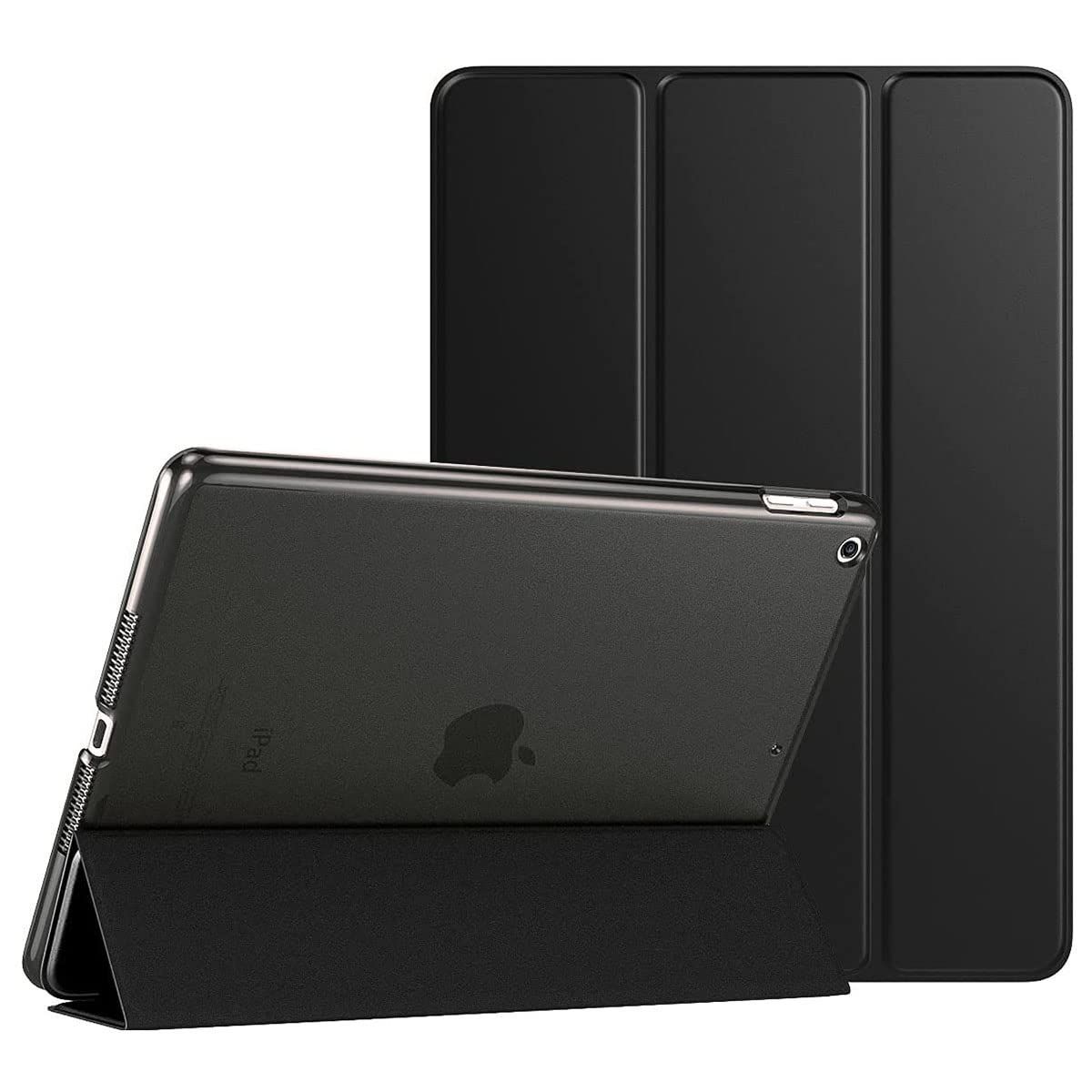 LIRAMARK Ultra Hybrid Pro Back Cover Case Compatible with Apple iPad 9/8/7 Generation 10.2 inch (2021,2020, 2019) - Black
