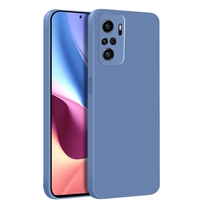 LIRAMARK Silicone Soft Back Cover Case for Redmi Mi 11X / 11X Pro / 11i / K40 / K40 Pro / K40 Pro Plus/Poco F3 (Silicone Blue)