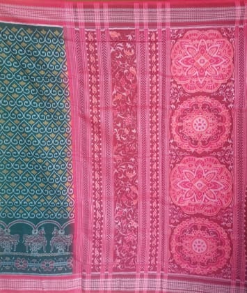 EVERGREEN BICHITRAPURI SAMBALPURI PURE COTTON – Fabodisha